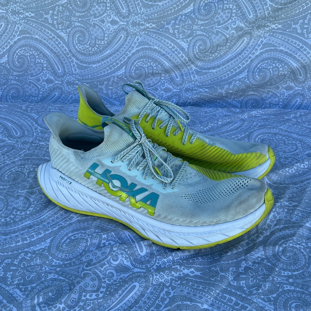 Hoka One One Green Running Shoes